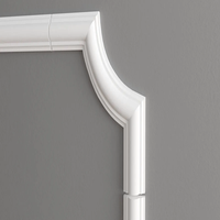 Декоративный уголок гладкий C1-DD35 (115х115х12мм)