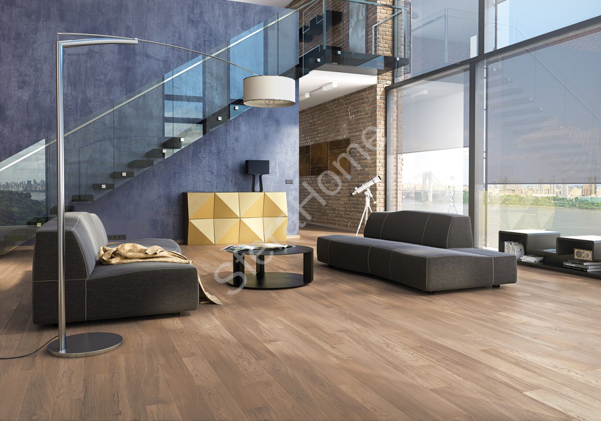 Паркет. доска Дуб Apricot Sorbet 1-о пол. Piccolo масло ,браш, фаска 1092*130