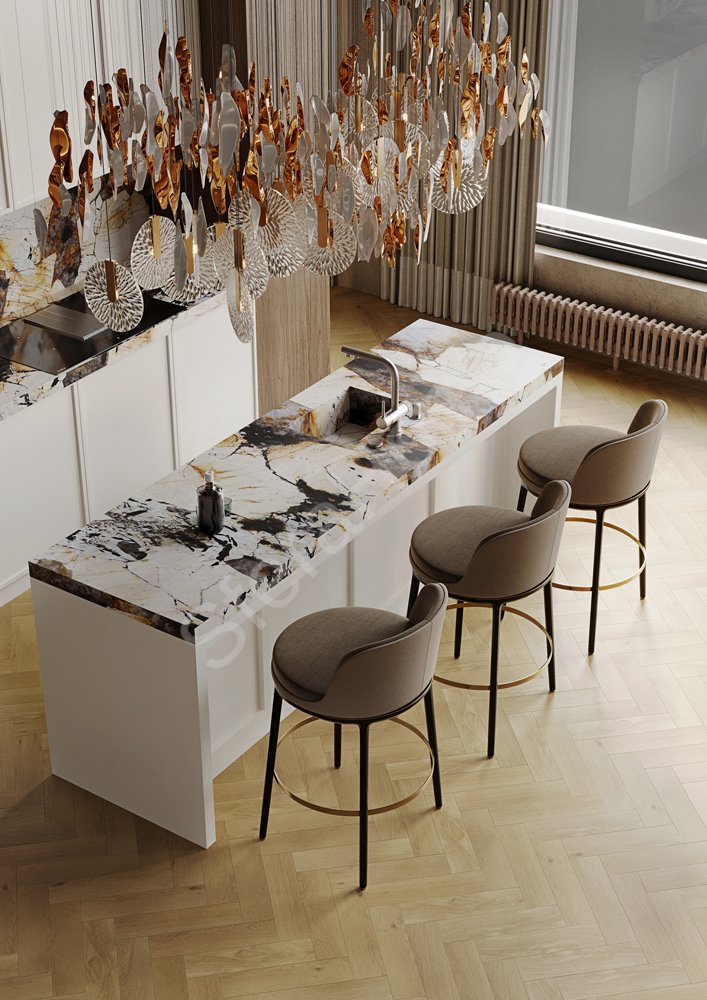 Кварцевый ламинат Fargo Herringbone Дуб Копенгаген 44-720-16