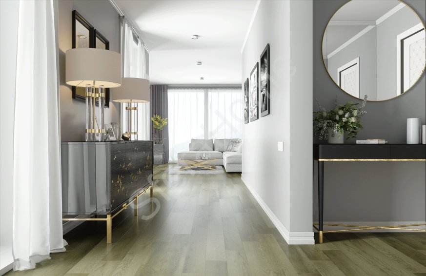 Кварцевый ламинат Home Expert Natural Дуб Весенний Луг 1205/0-009