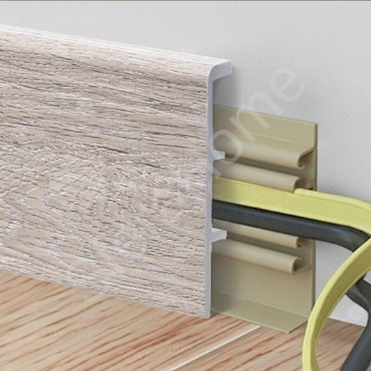 Напольный Плинтус Rico Concept 80 Дуб Латте