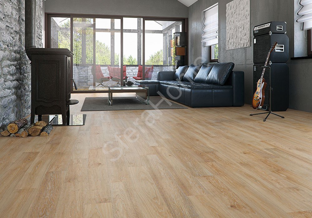 Паркетная доска Дуб Almond 1-о пол. Piccolo лак, отбеленный, браш 1092*130