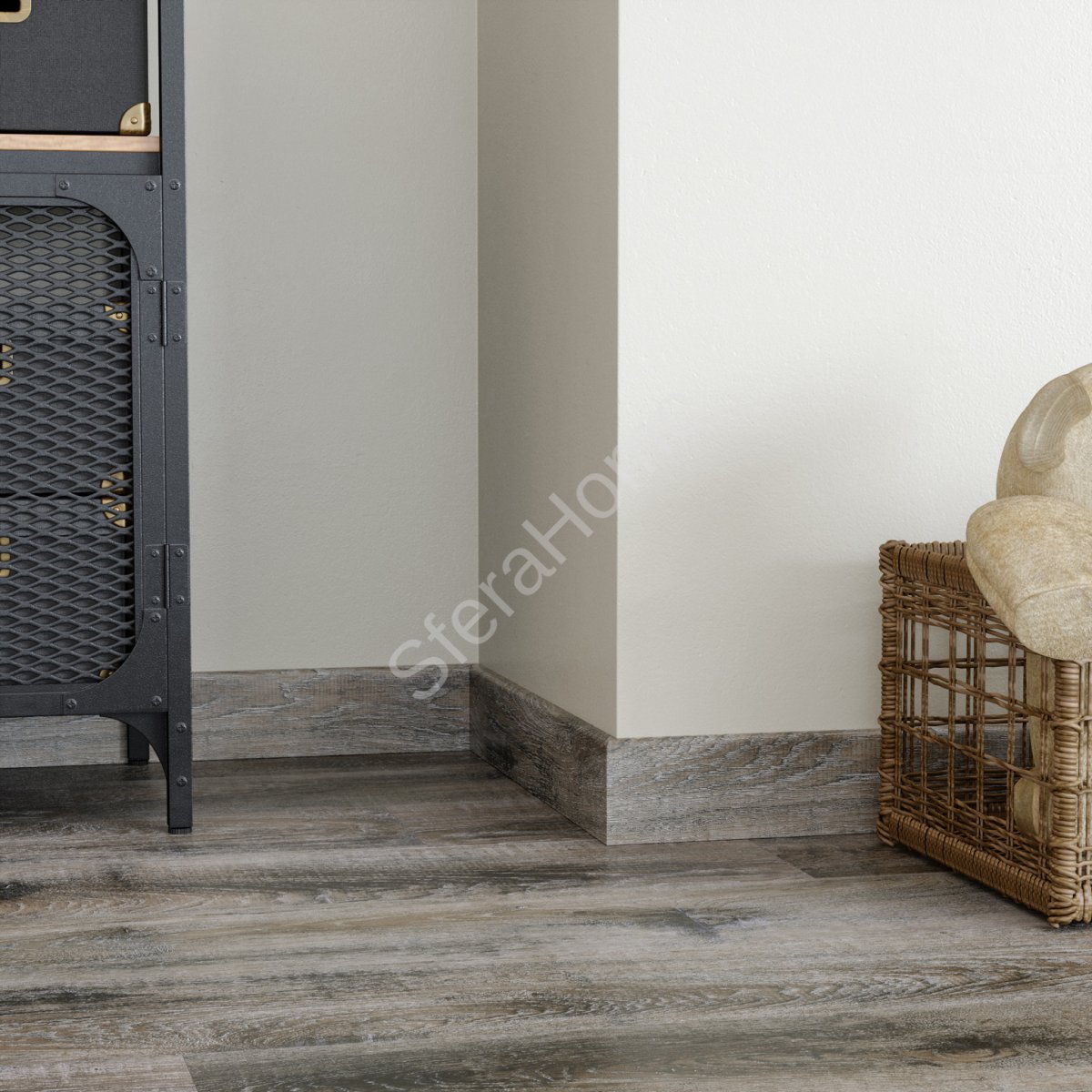 Кварцевый плинтус Fargo 366-1 Дуб Дакота градиент