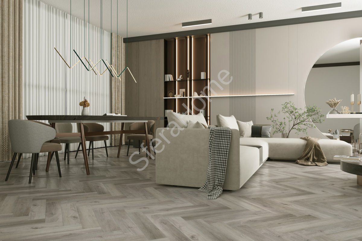 Кварцевый ламинат Home Expert Parquet Дуб Горный ручей 33-68W906
