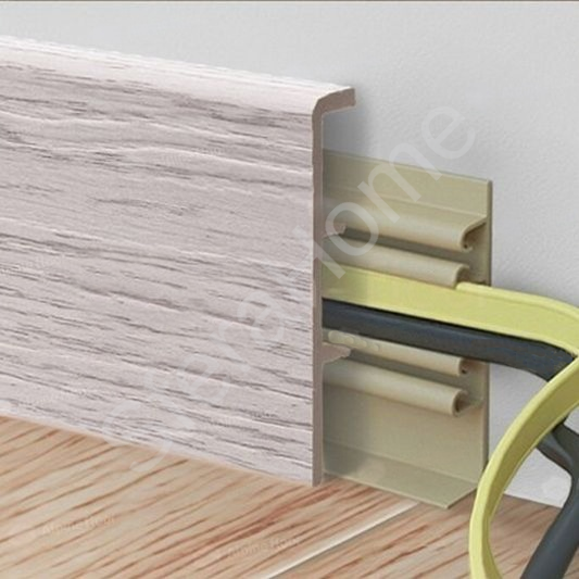 Напольный Плинтус Rico Concept 80 Ясень норд