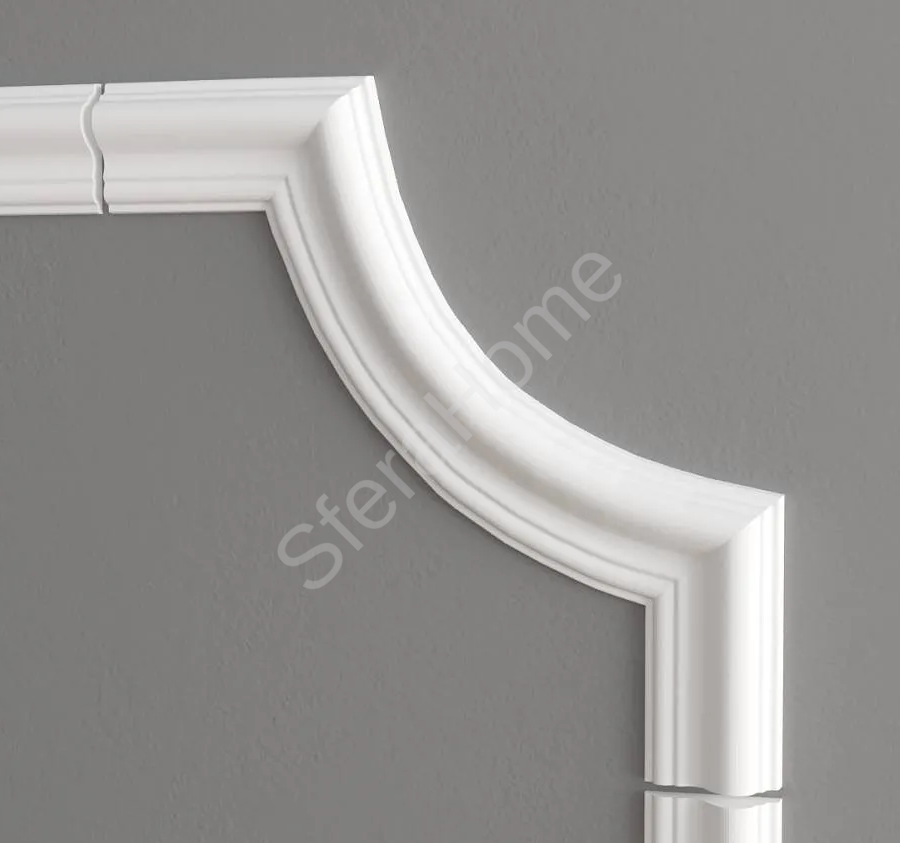 Декоративный уголок гладкий C1-DD301 (215х215х16мм)