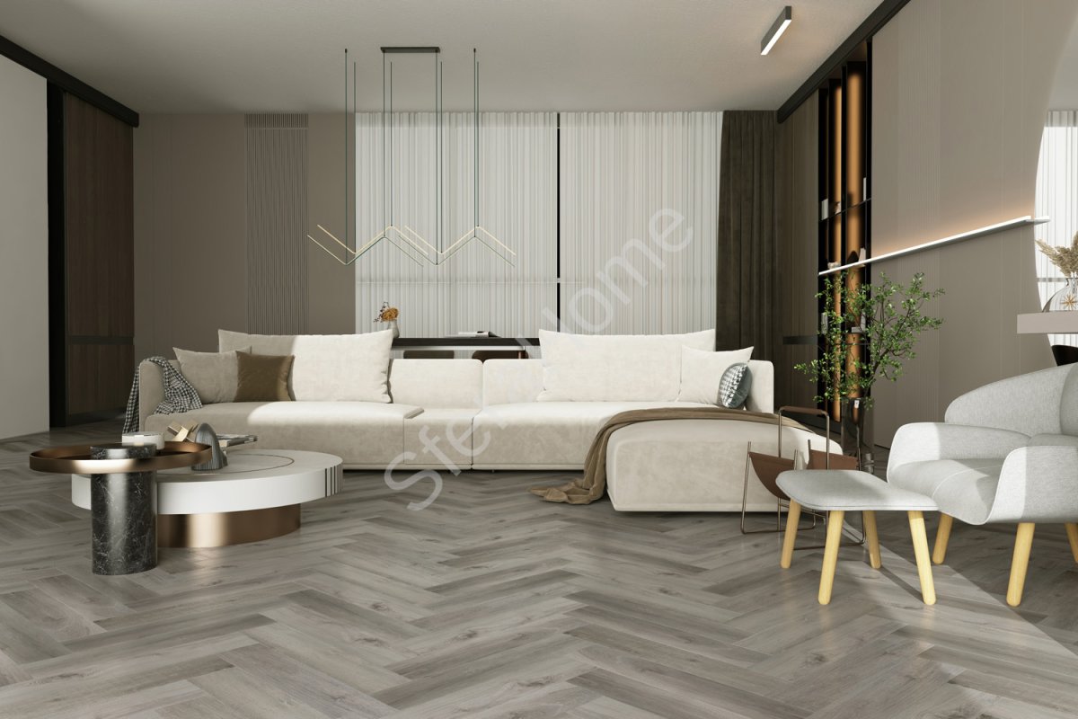 Кварцевый ламинат Home Expert Parquet Дуб Горный ручей 33-68W906