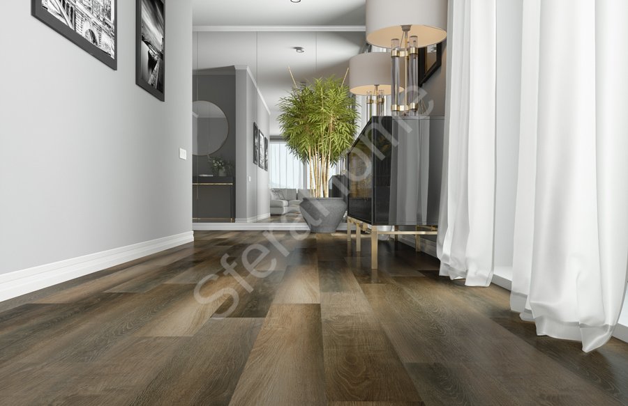 Кварцевый ламинат Fargo Comfort Дуб Прага 61W921