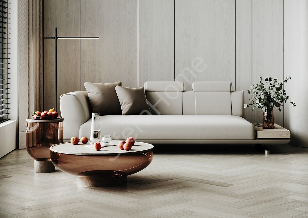 Кварцевый ламинат Home Expert Parquet Design Дуб Милкшейк 44-3002