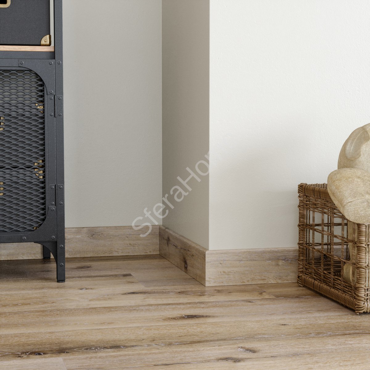 Кварцевый плинтус Fargo DL 1603 Дуб Кантри градиент