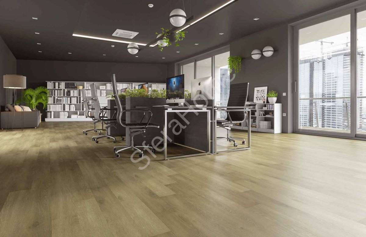 Кварцевый ламинат Home Expert Natural Дуб Волшебный лес 2185-12