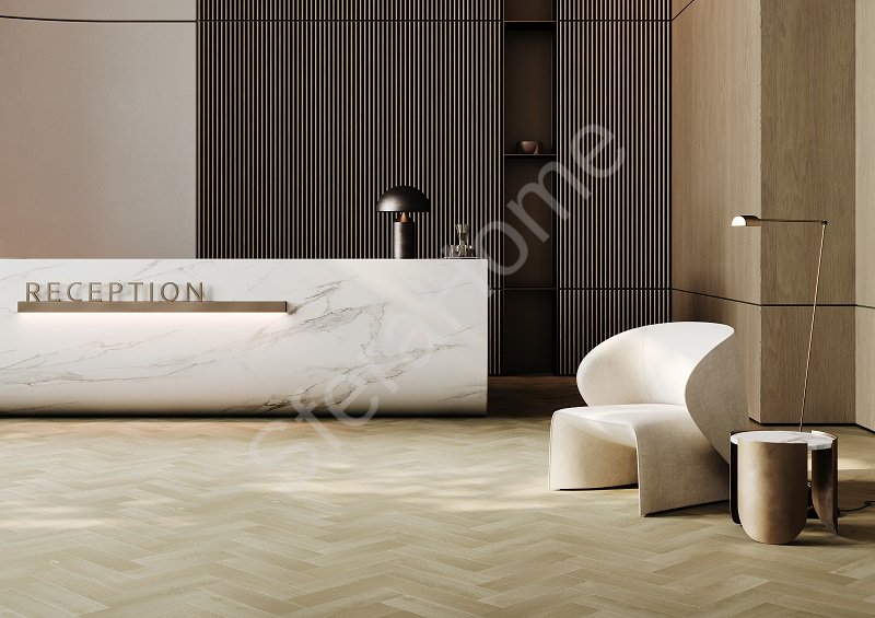 Кварцевый ламинат Fargo Herringbone Дуб Атлантик 44-653-41