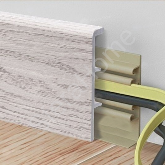 Напольный Плинтус Rico Concept 80 Ясень арктик