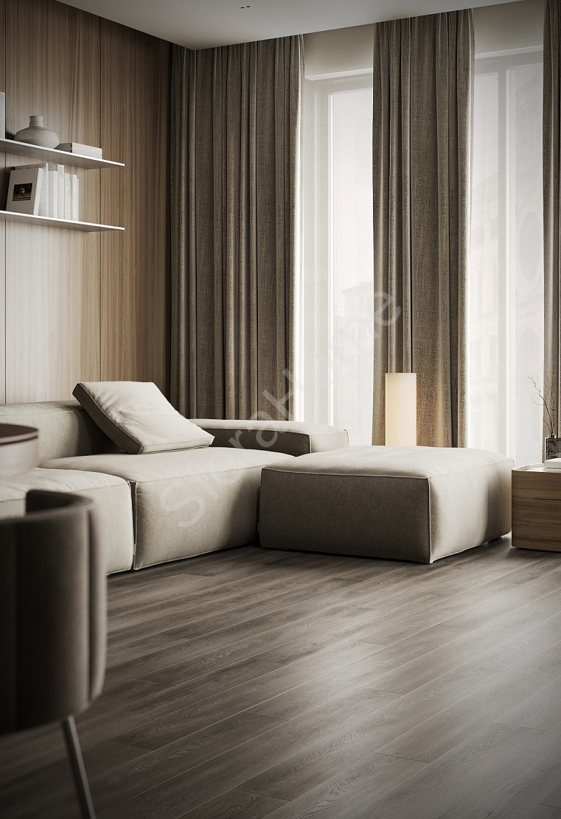 Кварцевый ламинат Fargo Bevel Дуб Бастион 50-6191-41