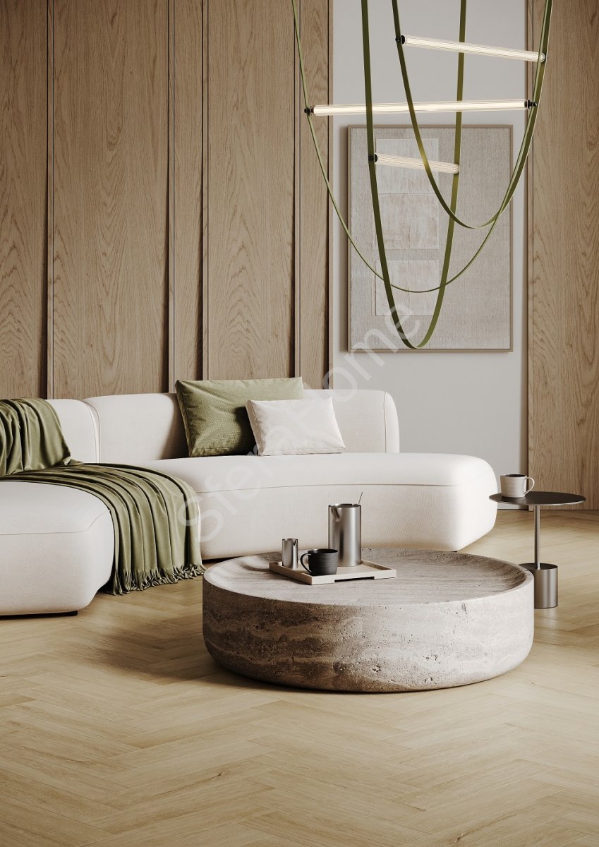 Кварцевый ламинат Home Expert Parquet Design Дуб Капучино 44-5014-5