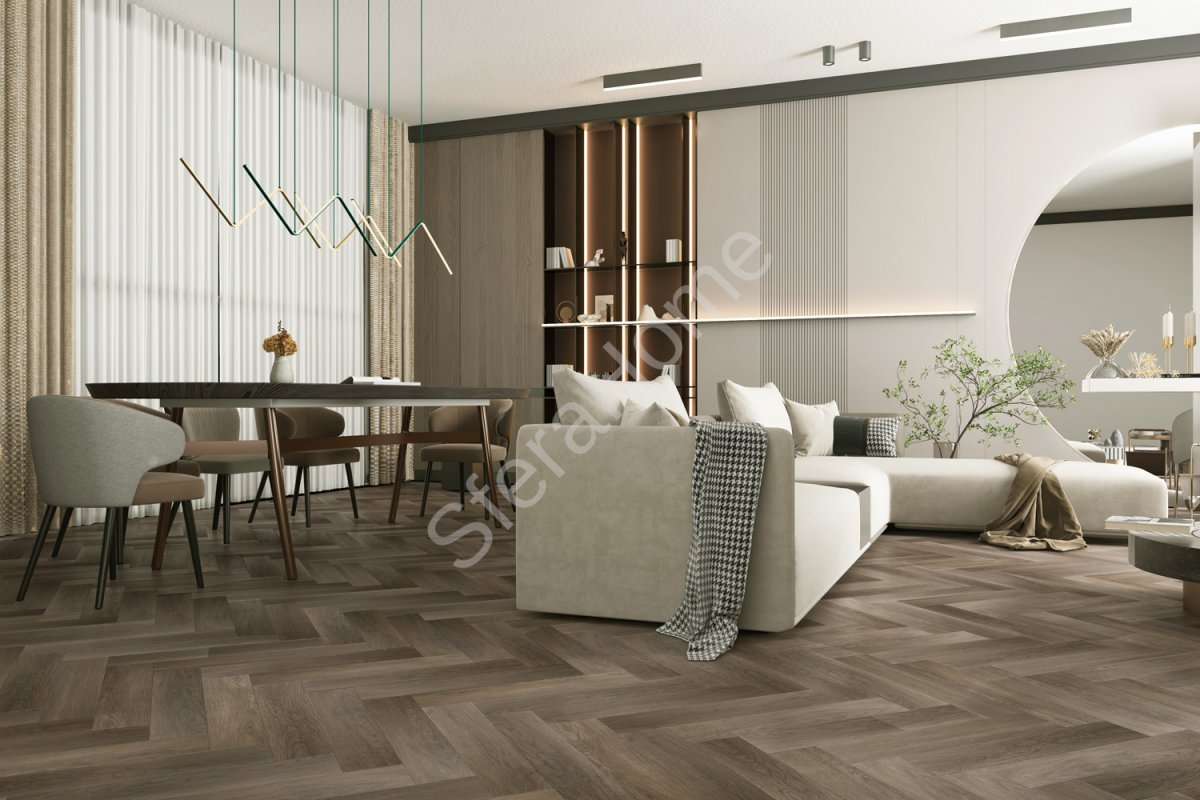 Кварцевый ламинат Home Expert Parquet Дуб Шоколадный 33-3011