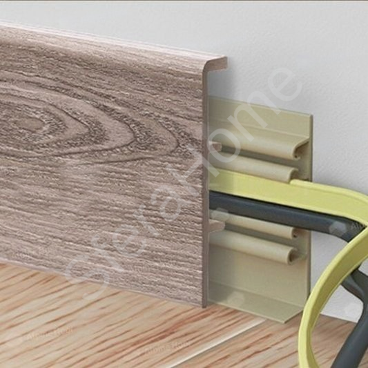 Напольный Плинтус Rico Concept 80 Дуб имбирь