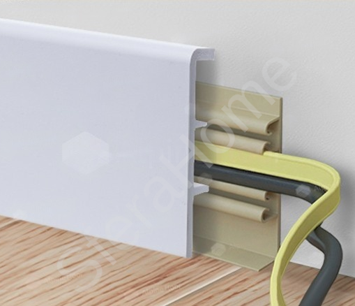 Напольный Плинтус Rico Concept 80 Белый