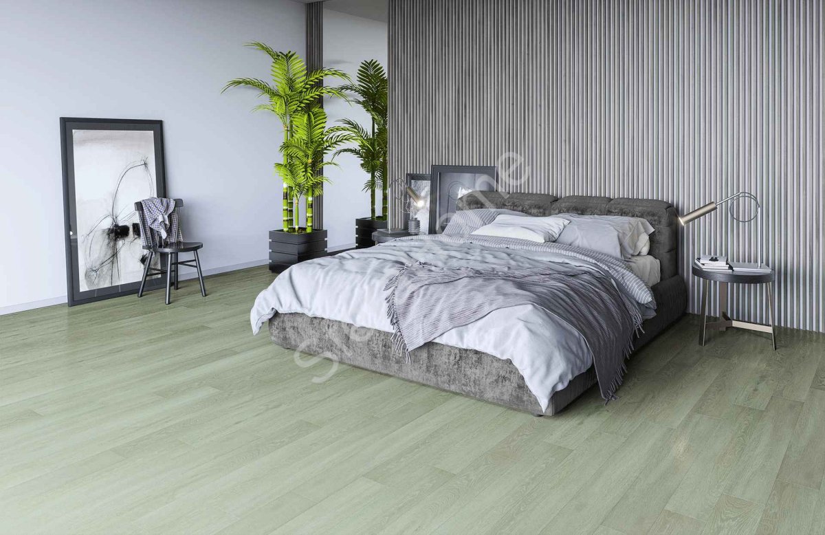 Кварцевый ламинат Home Expert Natural Дуб Густой туман 2106-12