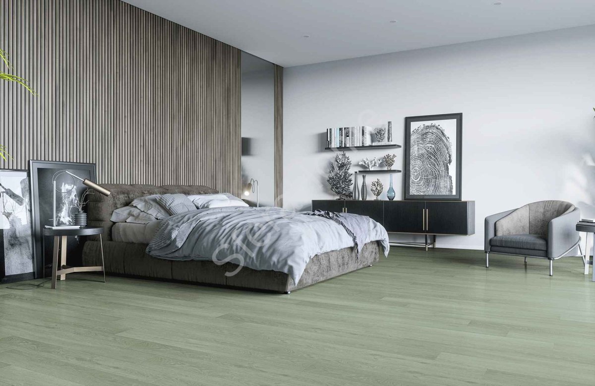 Кварцевый ламинат Home Expert Natural Дуб Густой туман 2106-12